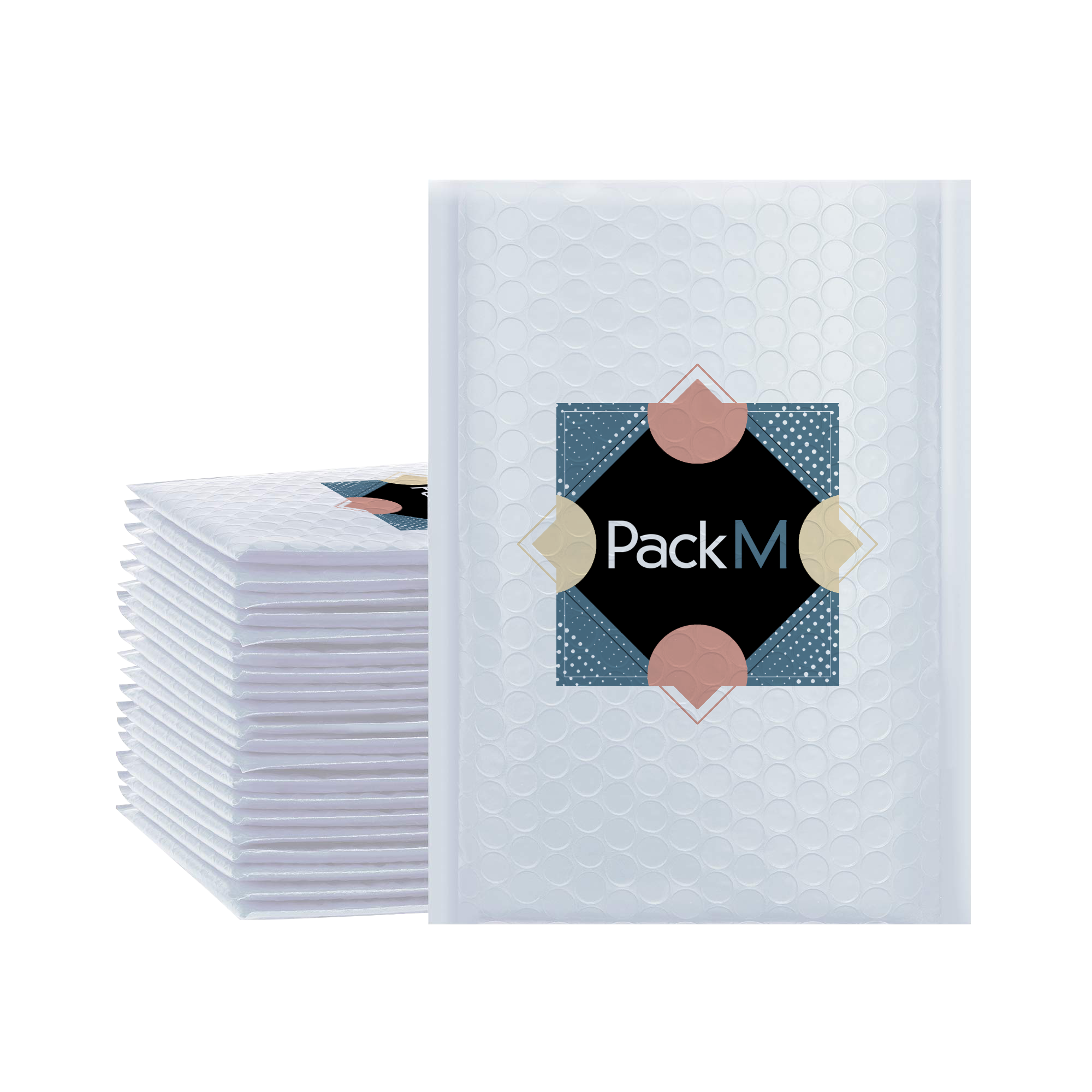 Custom Bubble Mailers Logo Bubble Mailer Bags PackM